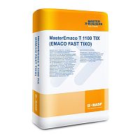 Ремонтная смесь SikaEmaco® T 1100 TIX W (MasterEmaco® T 1100 TIX W), Мастер Эмако, мешок 25 кг